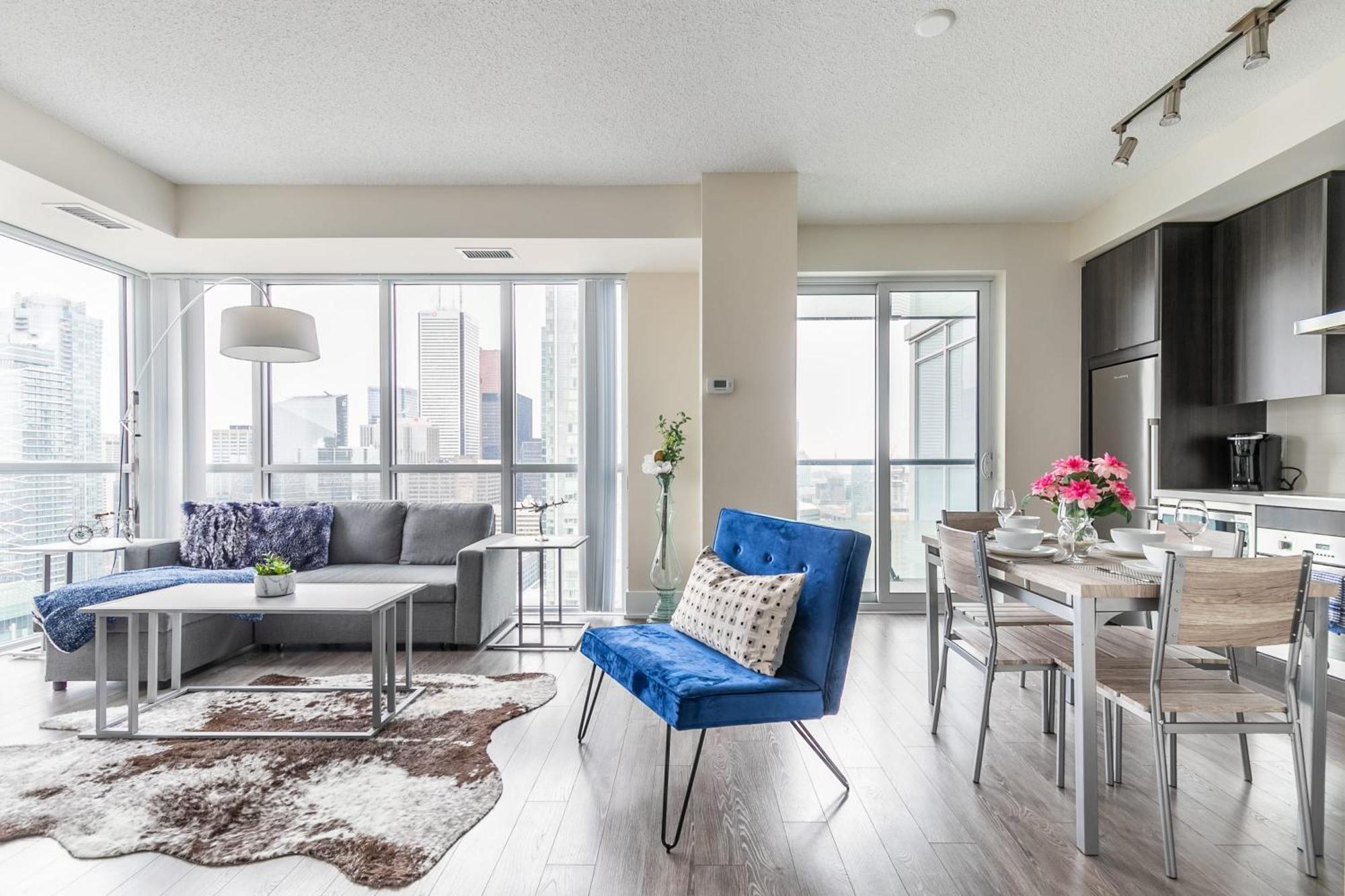 Luxury 1Br Condo - King Bed With City Views Toronto Eksteriør billede